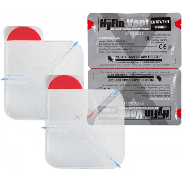 NAR HyFin® Vent Chest Seal Twin Pack