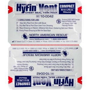 NAR HyFin® Vent Compact Chest Seal Twin Pack - Image 2