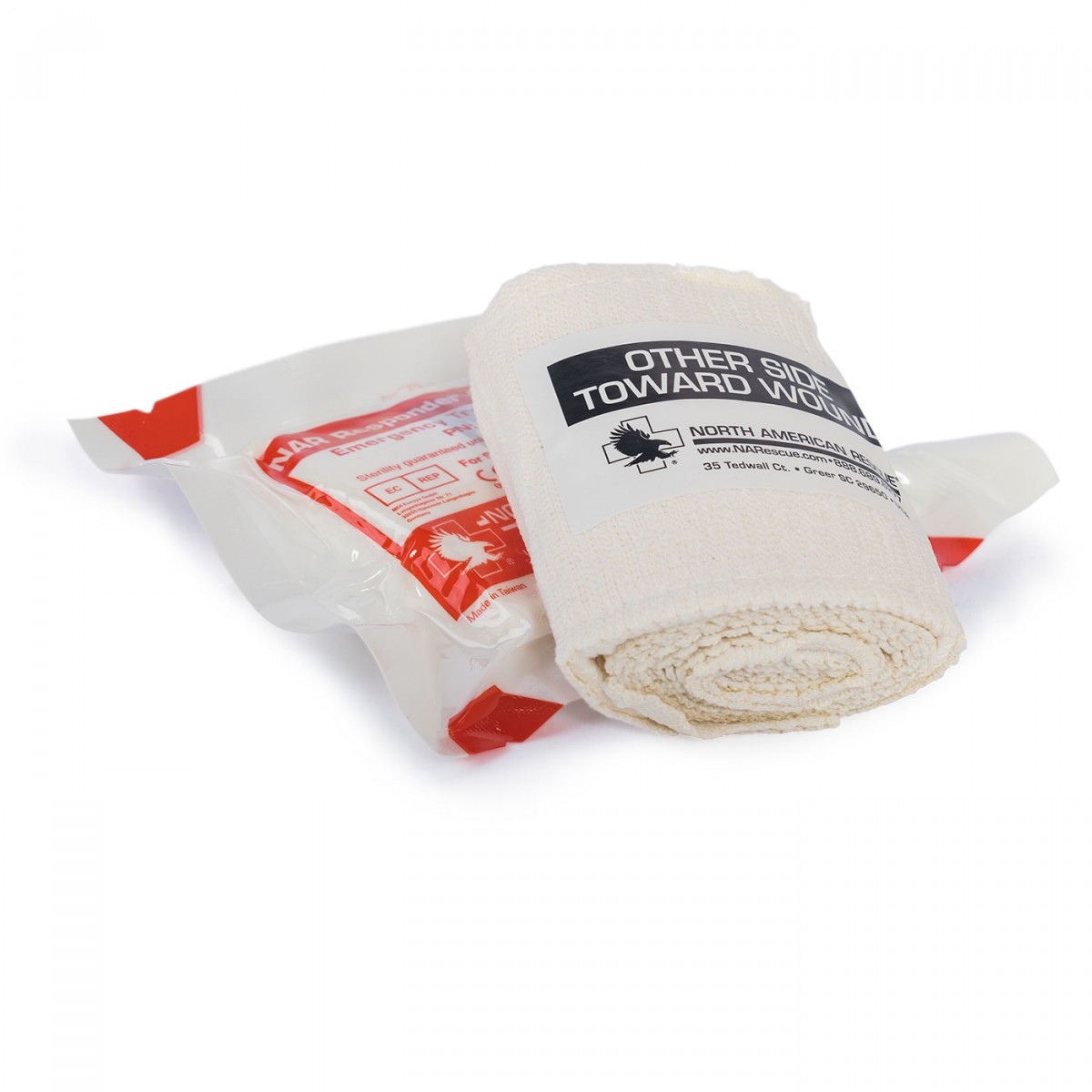 NAR Responder Emergency Trauma Dressing 4" Flat