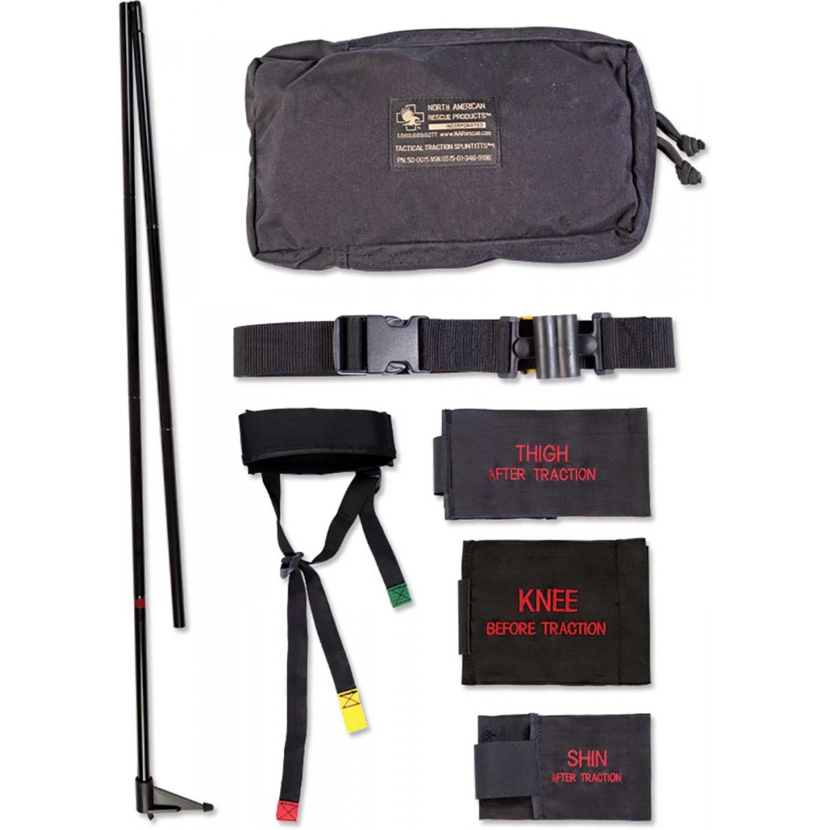 NAR Tactical Traction Splint (TTS) Black
